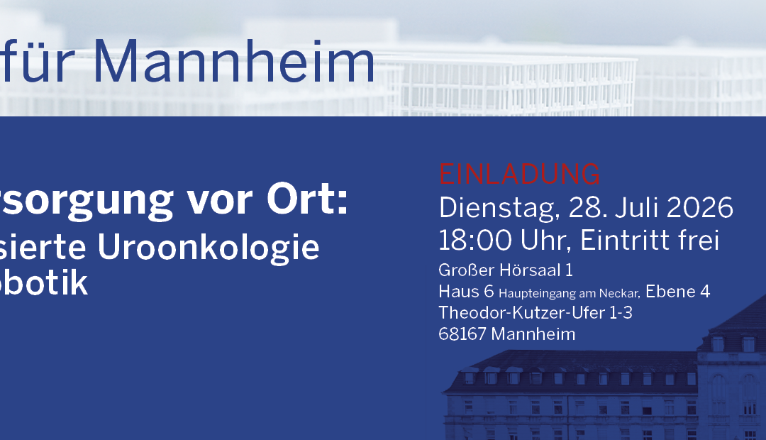 Medizin für Mannheim: Hochspezialisierte Uroonkologie mit KI und Robotik